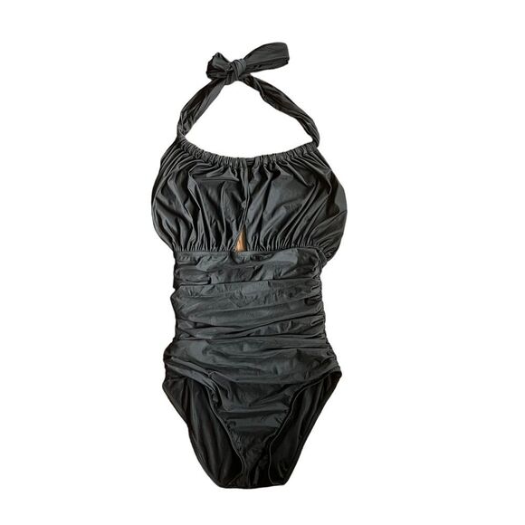 Lenny Niemeyer Kinkan Ruched Halter One Piece Swimsuit Small - Picture 4 of 9